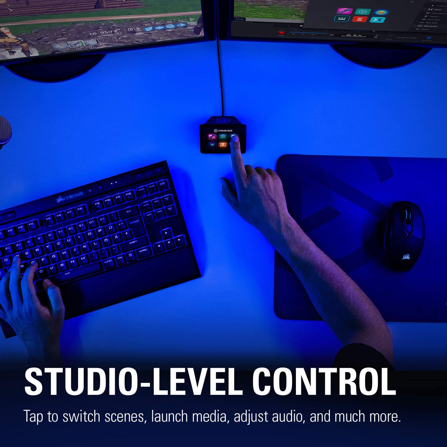 Elgato Stream Deck Mini – Compact Studio Controller， 6 macro keys， trigger actions in apps and software like OBS， Twitch， ​YouTube and more， works with Mac and PC - Image 7